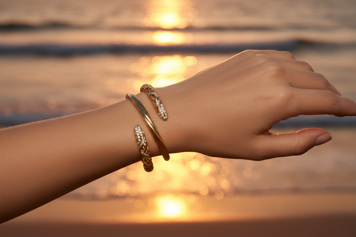 Luxury Gold Bracelet Hero